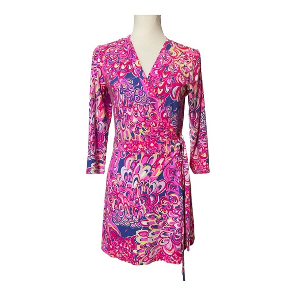 Lilly Pulitzer Karlie Wrap Romper Size M - Picture 2 of 11